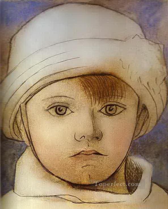 子供の頃のポール・ピカソの肖像 1923年 パブロ・ピカソ油絵